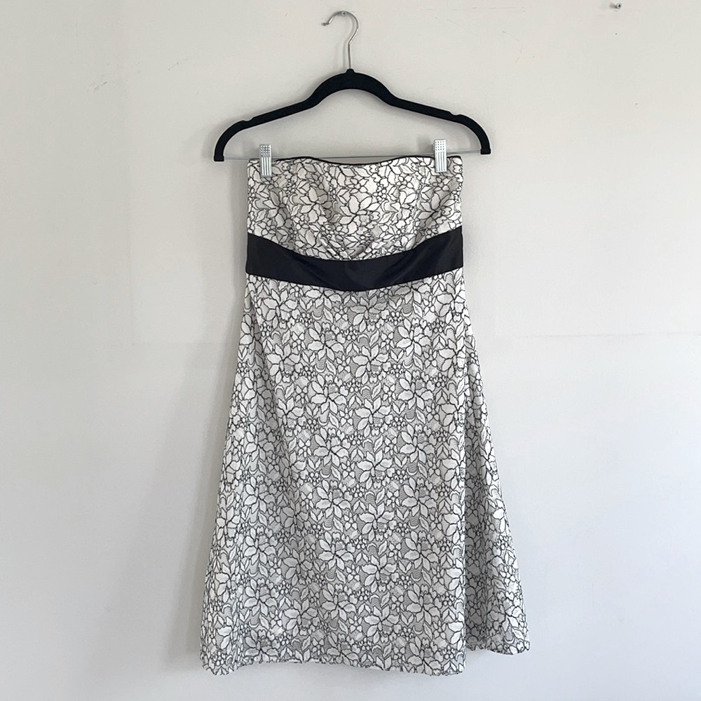 White House Black Market convertible lace dress